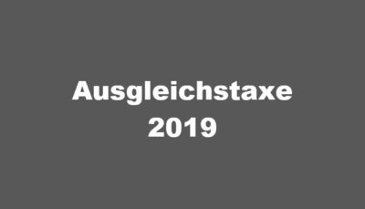 Bild Ausgleichstaxe 2019