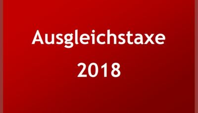 Ausgleichstaxe 2018